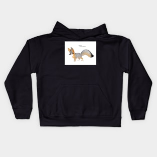 Island Fox (print) Kids Hoodie